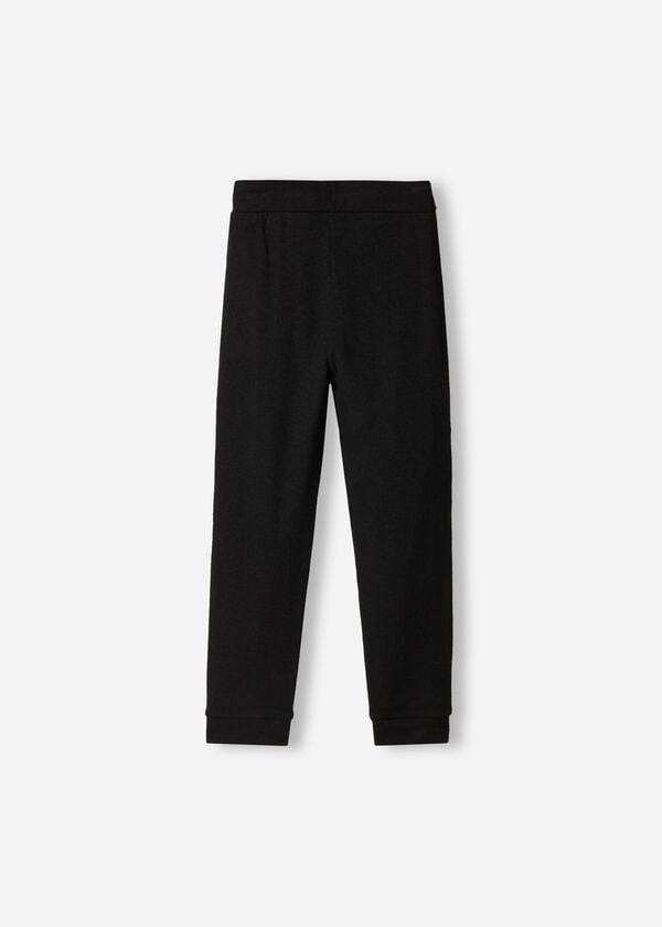 Calzedonia Cashmere Blend Stretch Leggings Kinderen Zwart | NL1072OR