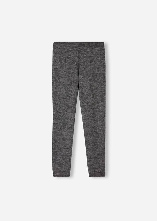 Calzedonia Cashmere Blend Stretch Sport Leggings Kinderen Grijs | NL1070UT