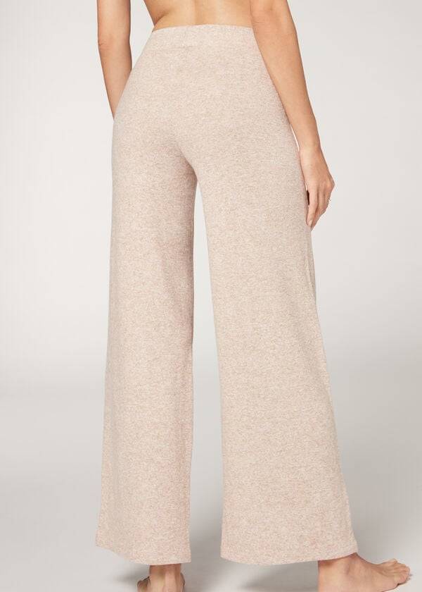 Calzedonia Cashmere Palazzo Broek Dames Beige | NL1476VD