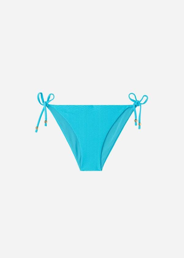 Calzedonia Chevron String Casablanca Bikinibroekjes Dames Turquoise Groen | NL2833KI