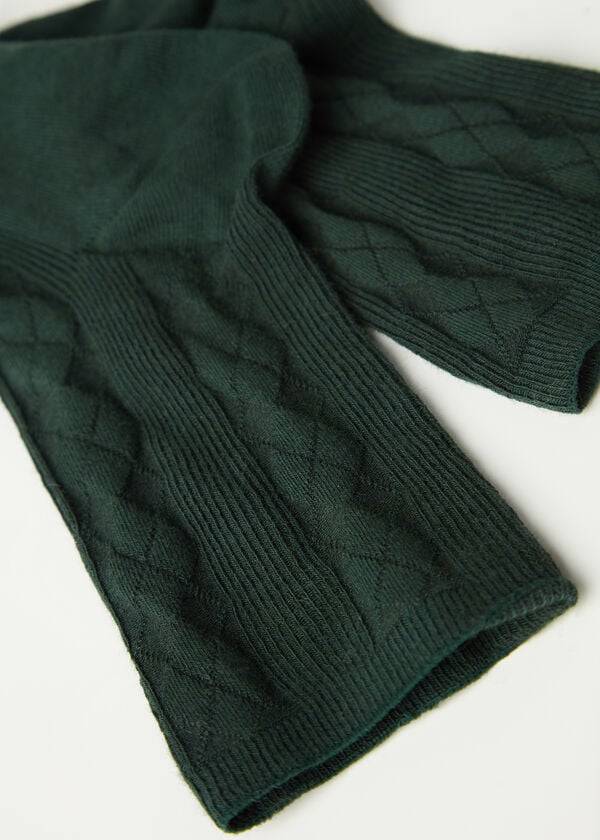 Calzedonia Diamond-Pattern Wol Kort Sokken Dames Groen | NL1774OR