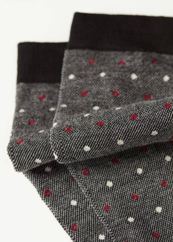 Calzedonia Dot-Pattern Long Sokken Dames Grijs | NL1952TV