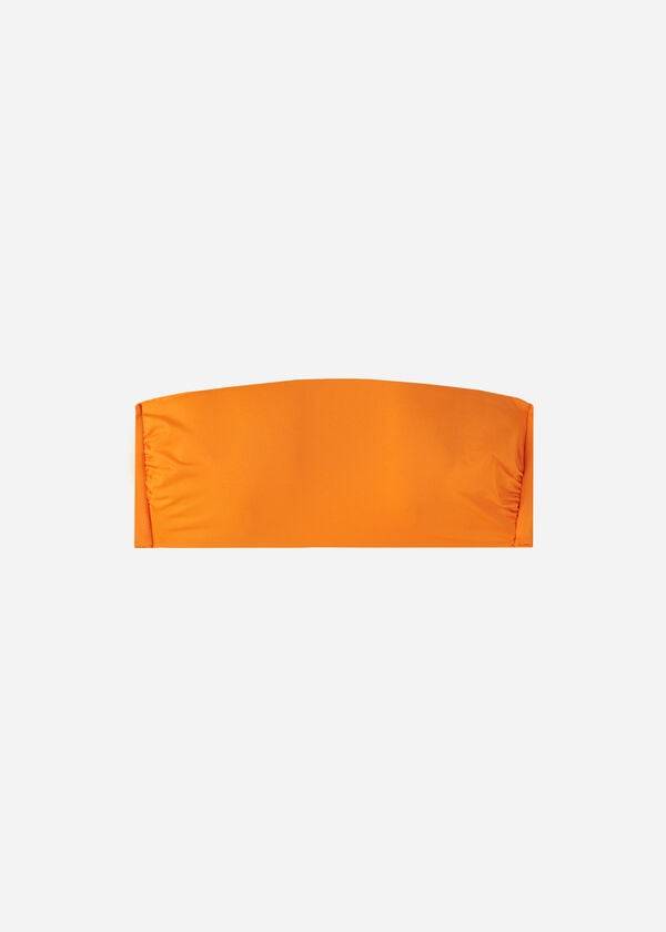 Calzedonia Gewatteerd Bandeau Indonesia Eco Strapless Bikinitopjes Dames Oranje | NL2382CE