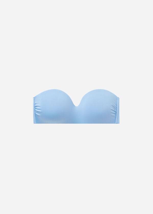 Calzedonia Gewatteerd Bandeau Indonesia Eco Bikinitopjes Dames Blauw | NL2397UT