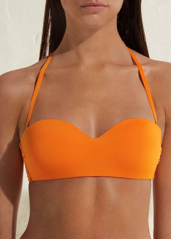 Calzedonia Gewatteerd Bandeau Indonesia Eco Bikinitopjes Dames Oranje | NL2399TV