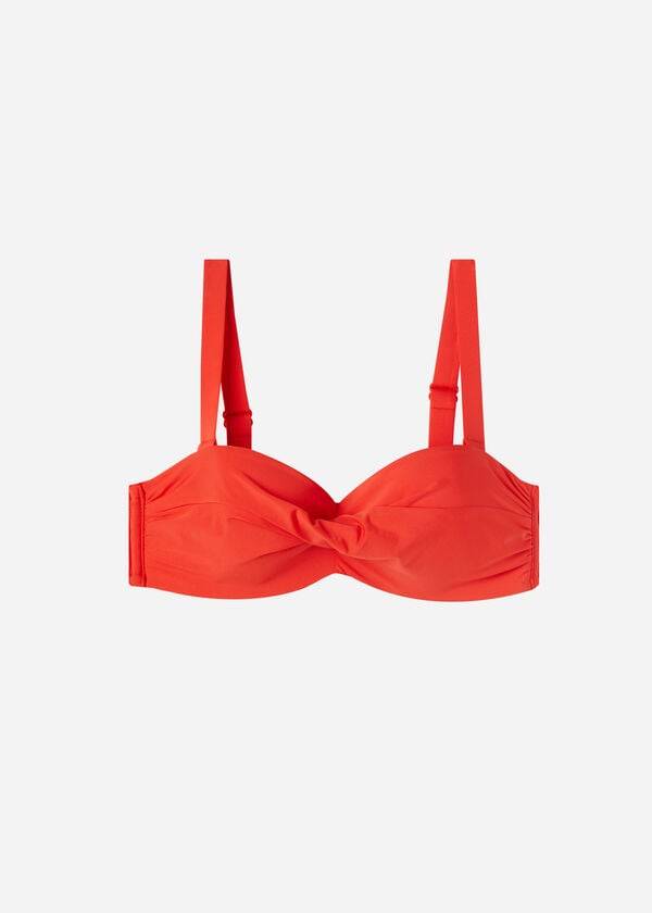 Calzedonia Gewatteerd Bandeau Indonesia Bikinitopjes Dames Rood | NL2400RW