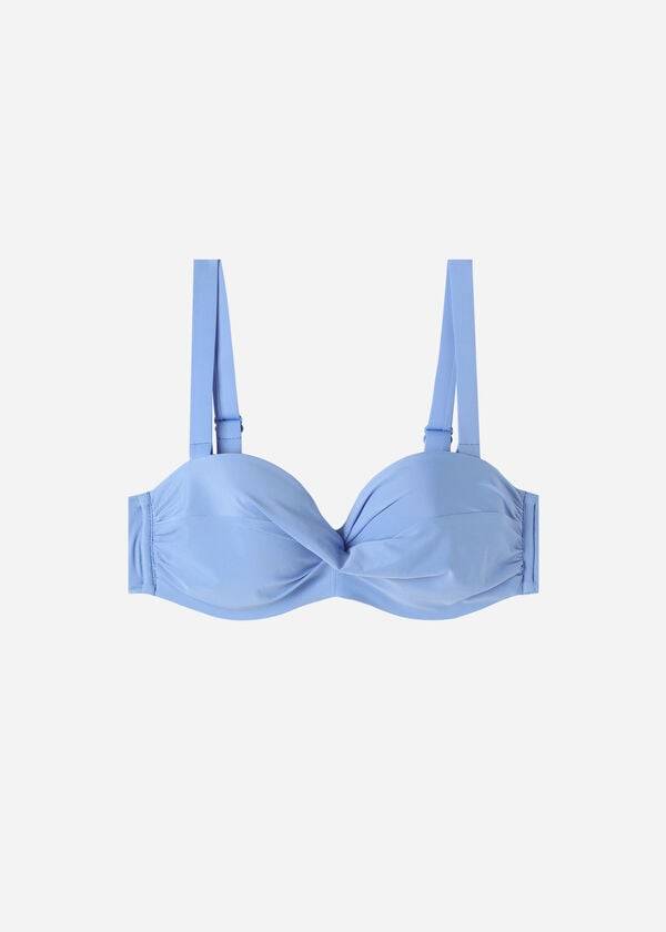 Calzedonia Gewatteerd Bandeau Indonesia Bikinitopjes Dames Blauw | NL2402WY