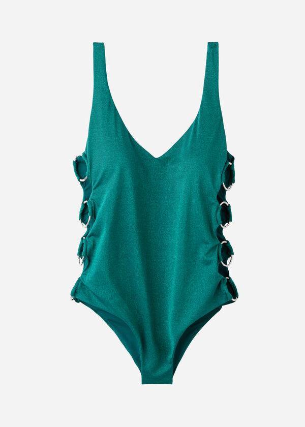 Calzedonia Gewatteerd One-Piece Hollywood Badpakken Dames Groen | NL2014GL