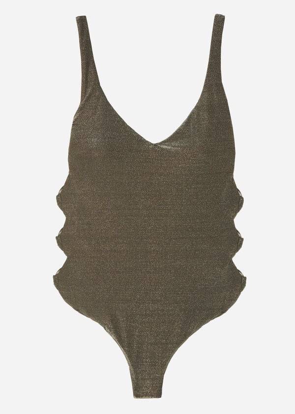 Calzedonia Gewatteerd One-Piece Hollywood Badpakken Dames Zwart | NL2015HK