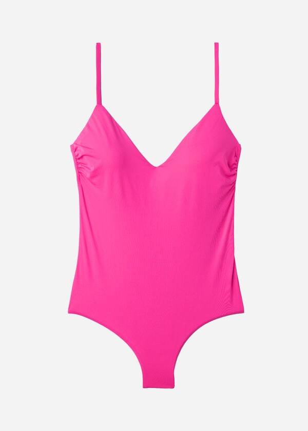 Calzedonia Gewatteerd One-Piece Indonesia Badpakken Dames Roze | NL2011SO