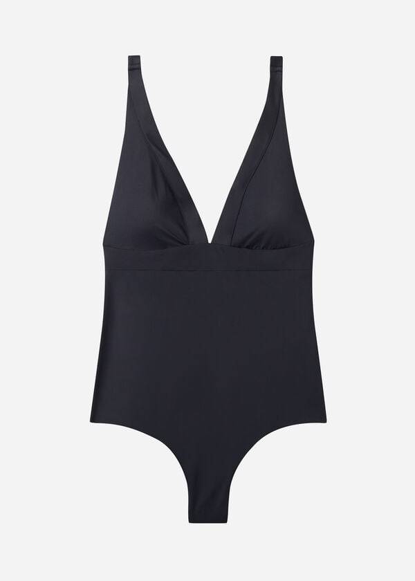 Calzedonia Gewatteerd One-Piece Paola Badpakken Dames Zwart | NL2007IS