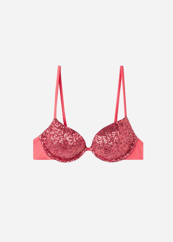 Calzedonia Gewatteerd Push-Up Cannes Bikinitopjes Dames Roze | NL2353NB