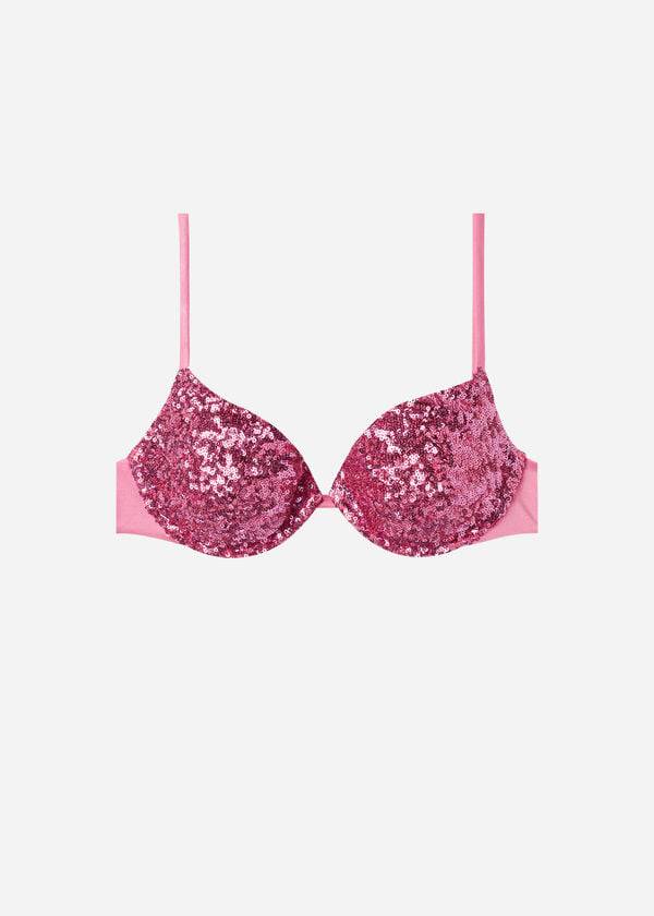 Calzedonia Gewatteerd Push-Up Cannes rosa Bikinitopjes Dames Roze | NL2347TV