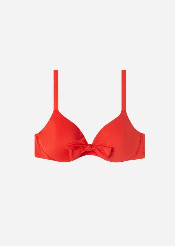 Calzedonia Gewatteerd Push Up Indonesia Eco Sexy Bikinitopjes Dames Rood | NL2360KI