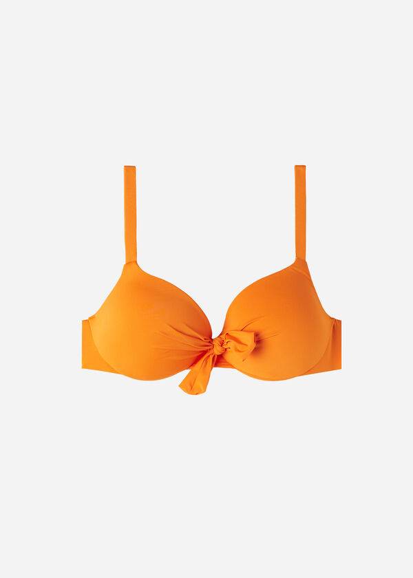 Calzedonia Gewatteerd Push Up Indonesia Eco Sexy Bikinitopjes Dames Oranje | NL2363GL