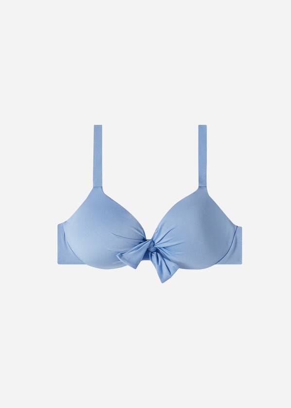 Calzedonia Gewatteerd Push Up Indonesia Eco Bikinitopjes Dames Blauw | NL2374RW