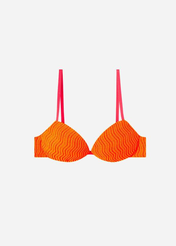 Calzedonia Gewatteerd Push-Up Mykonos Bikinitopjes Dames Oranje | NL2323EX