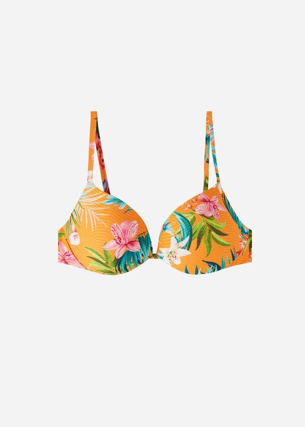 Calzedonia Gewatteerd Push-Up Rio Eco Bikinitopjes Dames Oranje | NL2316PQ