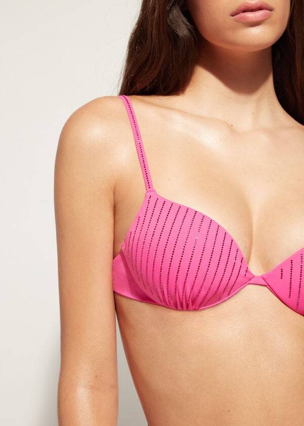 Calzedonia Gewatteerd Push Up Shanghai Bikinitopjes Dames Roze | NL2358ZG