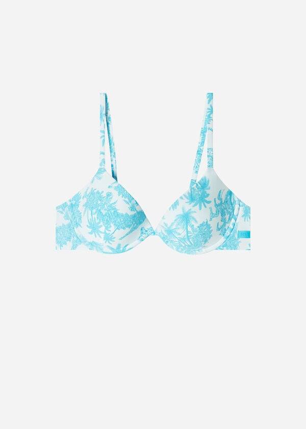 Calzedonia Gewatteerd Push-Up Sorrento Bikinitopjes Dames Blauw | NL2311GL