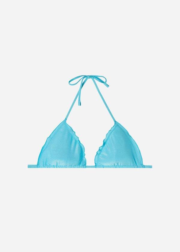 Calzedonia Gewatteerd Triangle Formentera Bikinitopjes Dames Turquoise | NL2293IS