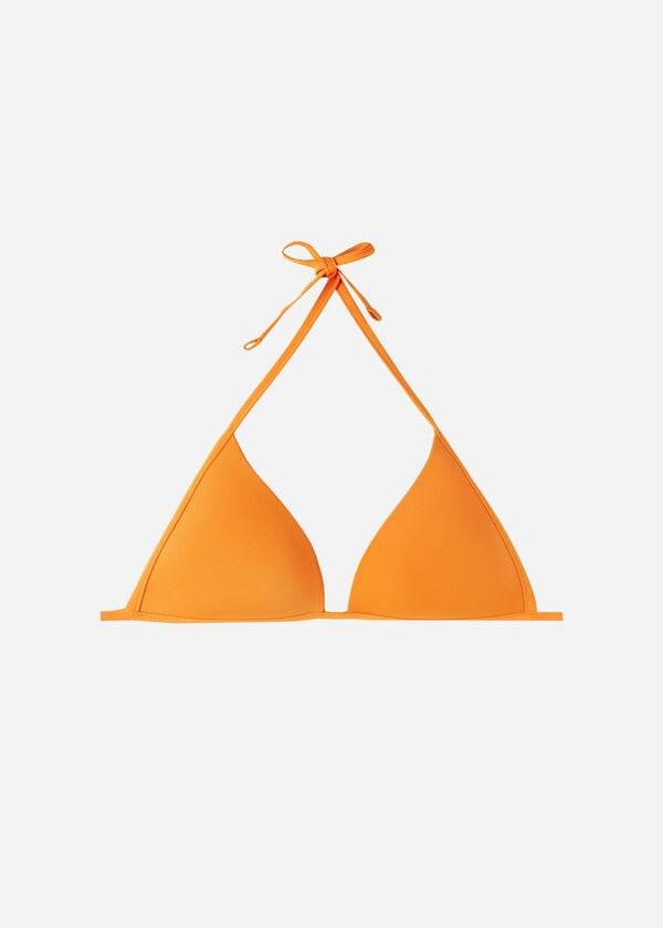 Calzedonia Gewatteerd Triangle Indonesia Eco rise Bikinitopjes Dames Oranje | NL2274GL