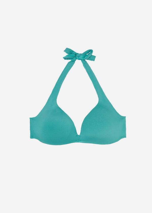 Calzedonia Gewatteerd Triangle Indonesia Eco Bikinitopjes Dames Turquoise | NL2286QZ