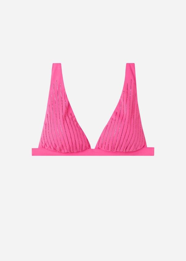 Calzedonia Gewatteerd Triangle Shanghai Bikinitopjes Dames Roze | NL2256VD