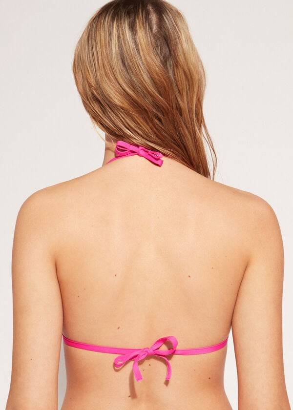 Calzedonia Graduated Soft Gewatteerd Triangle Indonesia Bikinitopjes Dames Roze | NL2429QZ