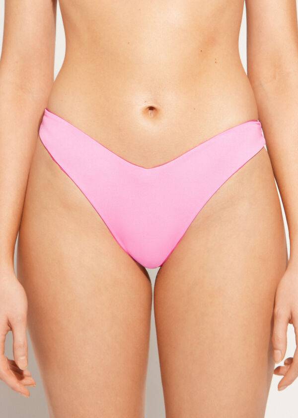 Calzedonia High Cut Brazilian Indonesia Eco Bikinibroekjes Dames Roze | NL2802VD