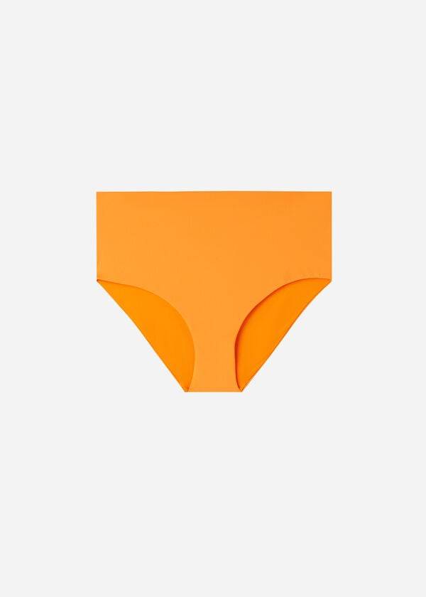 Calzedonia High Shaper Taille Indonesia Eco Bikinibroekjes Dames Oranje | NL2785FM