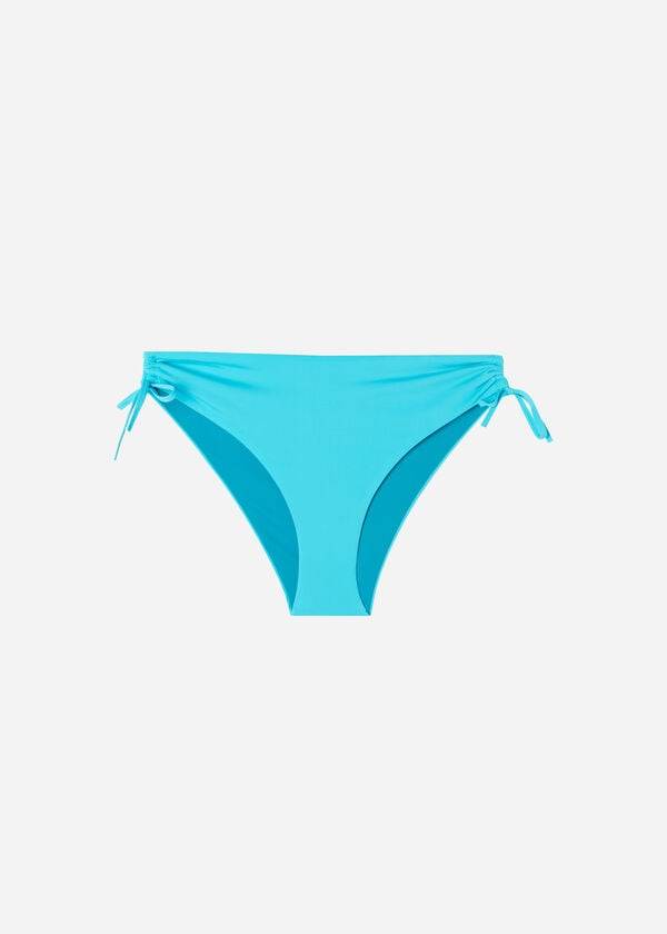 Calzedonia High-Taille Drawstring Indonesia Bikinibroekjes Dames Turquoise | NL2733XF