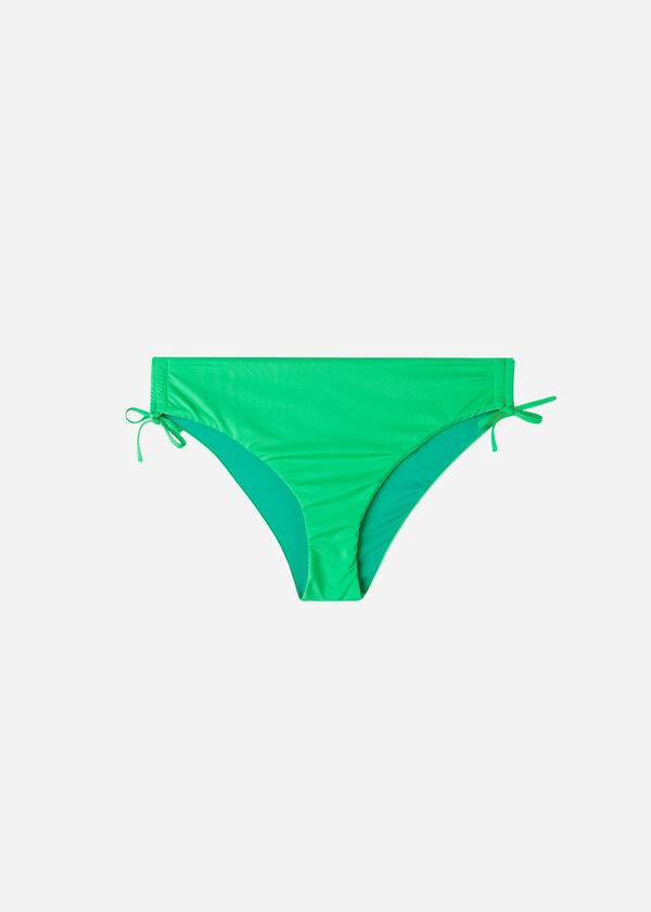 Calzedonia High-Taille Drawstring Indonesia Bikinibroekjes Dames Groen | NL2735LH