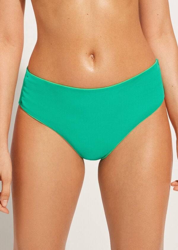 Calzedonia High Taille Indonesia Eco Bikinibroekjes Dames Groen | NL2761LH