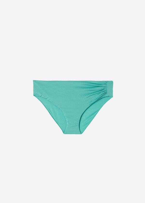 Calzedonia High Taille Indonesia Eco Bikinibroekjes Dames Turquoise | NL2765HK