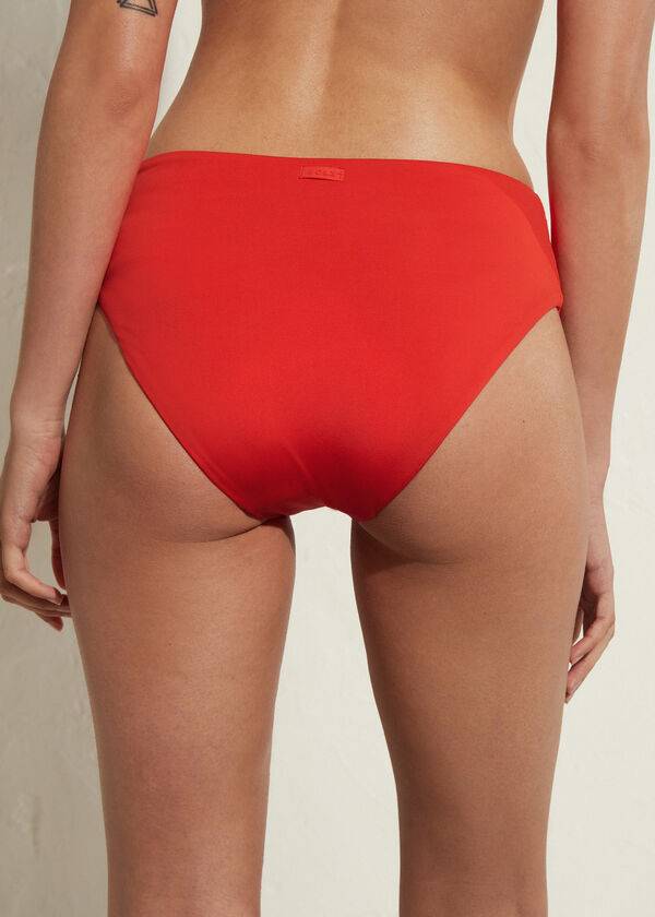 Calzedonia High Taille Indonesia Eco Bikinibroekjes Dames Rood | NL2766GL