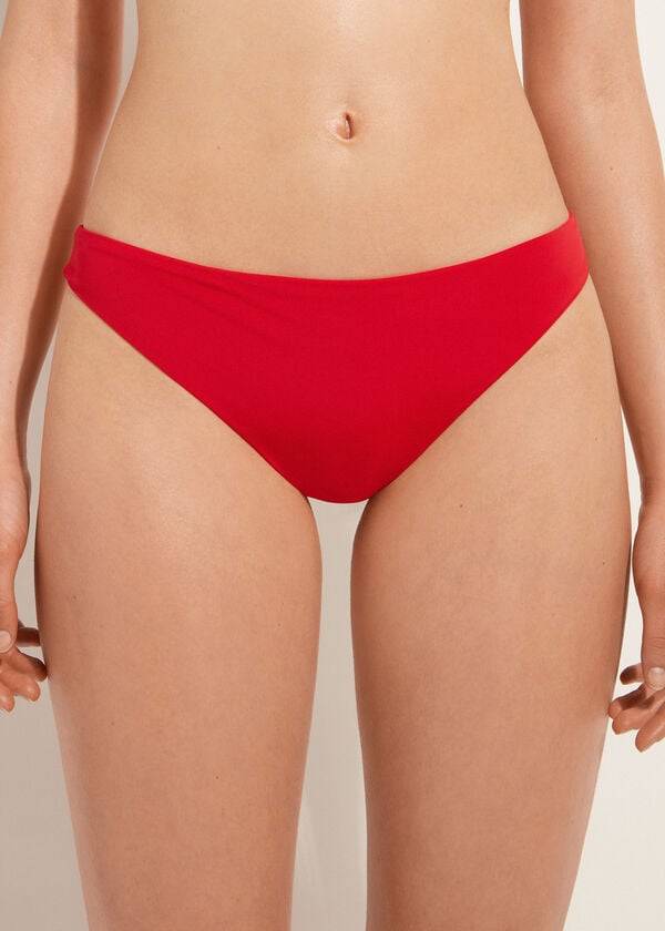 Calzedonia Indonesia Eco Low rise Bikinibroekjes Dames Rood | NL2714FM