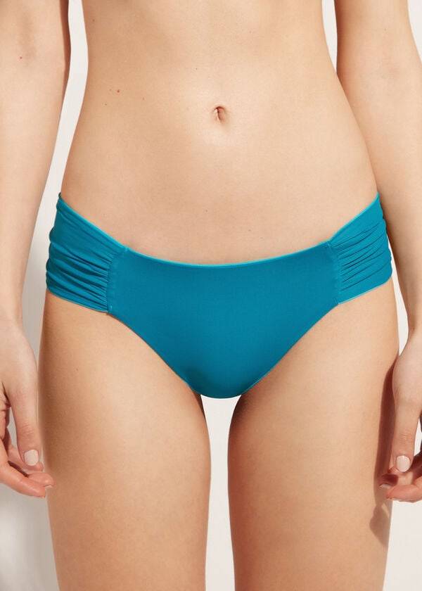 Calzedonia Indonesia Eco rosa Bikinibroekjes Dames Turquoise | NL2707EX