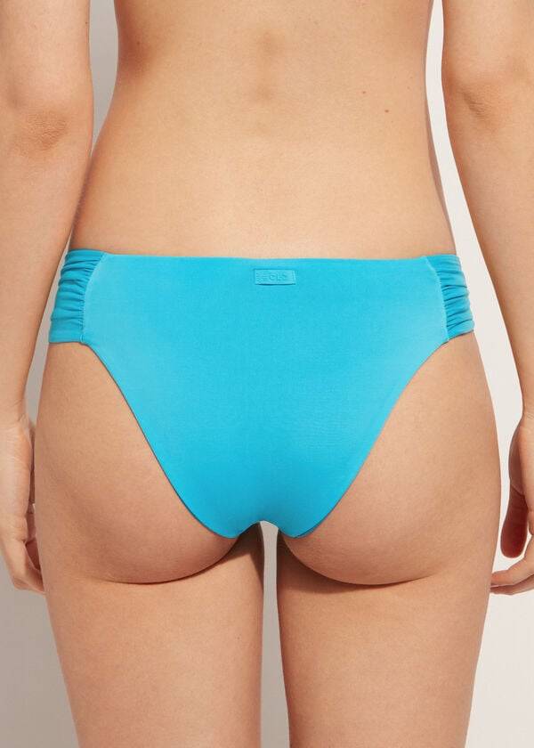 Calzedonia Indonesia Eco rosa Bikinibroekjes Dames Turquoise | NL2707EX