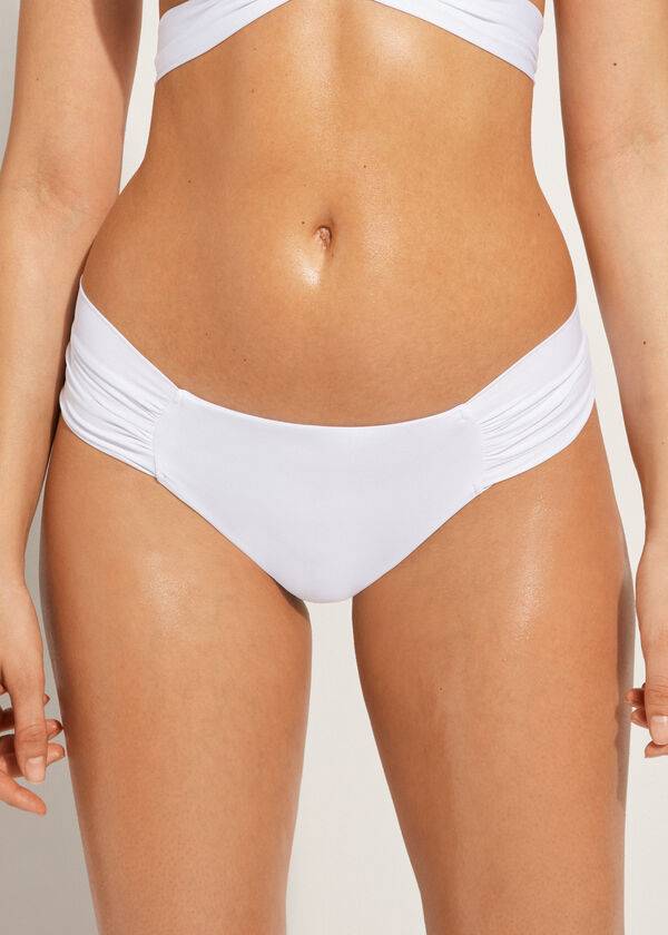 Calzedonia Indonesia Eco rosa Bikinibroekjes Dames Wit | NL2708WY