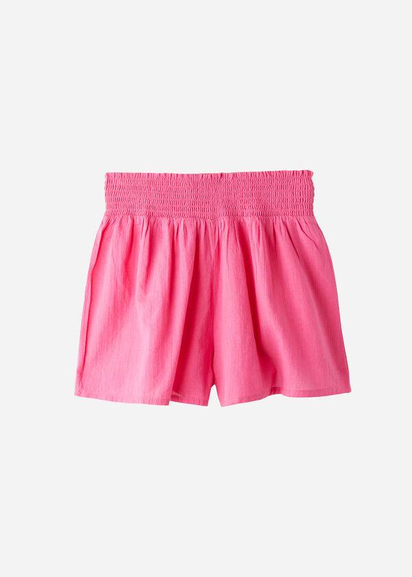 Calzedonia Katoenen Shorts Cover-ups Dames Roze | NL2068JJ