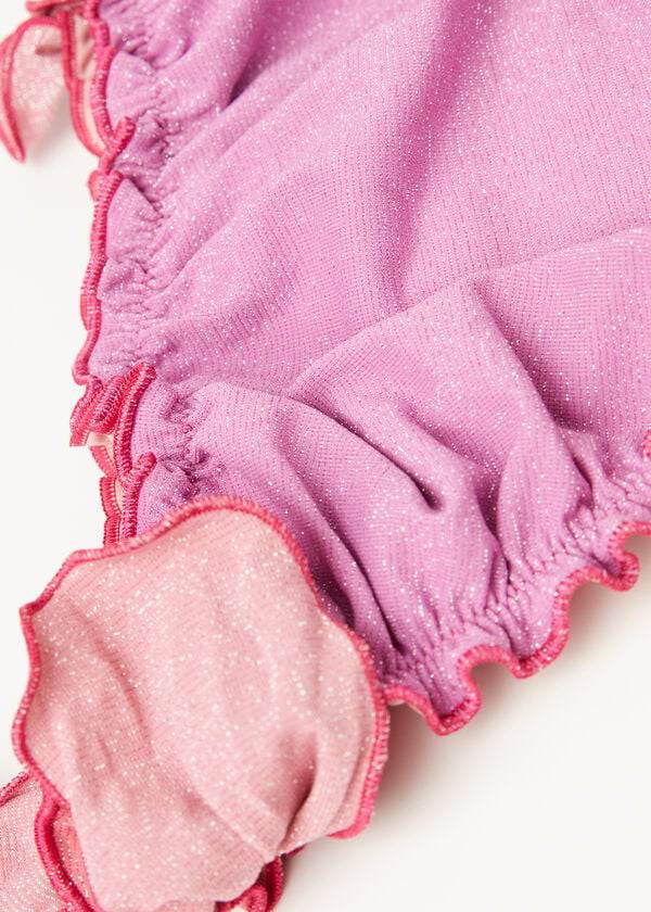 Calzedonia Lamé Bottom Lisbona Badpakken Kinderen Roze | NL1151PQ