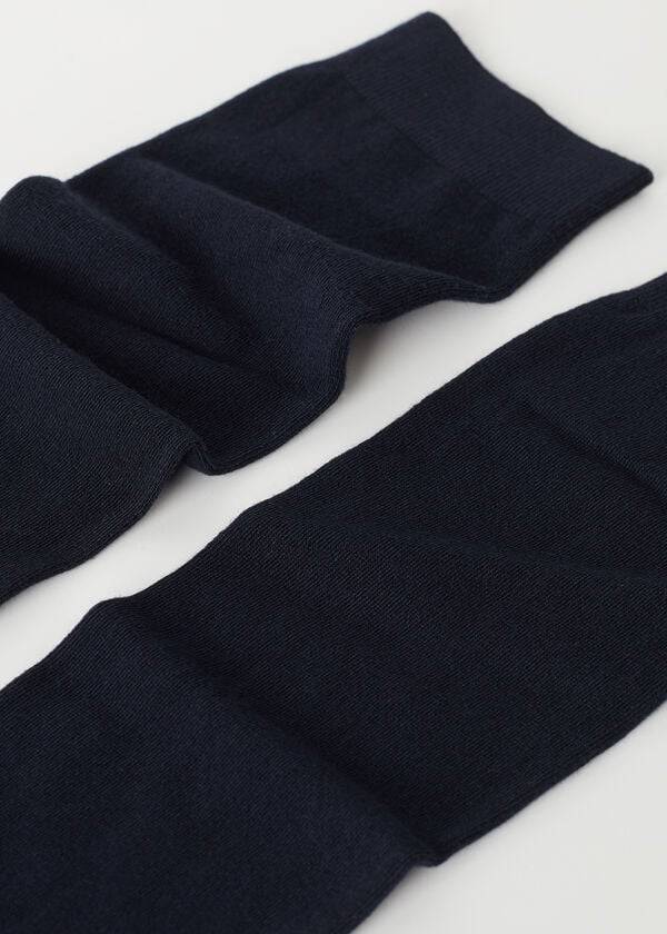 Calzedonia Long with Cashmere Sokken Dames Blauw | NL1942XF