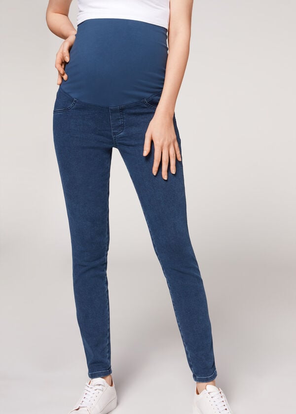 Calzedonia Maternity Jean Jeans Dames Blauw | NL1586EX