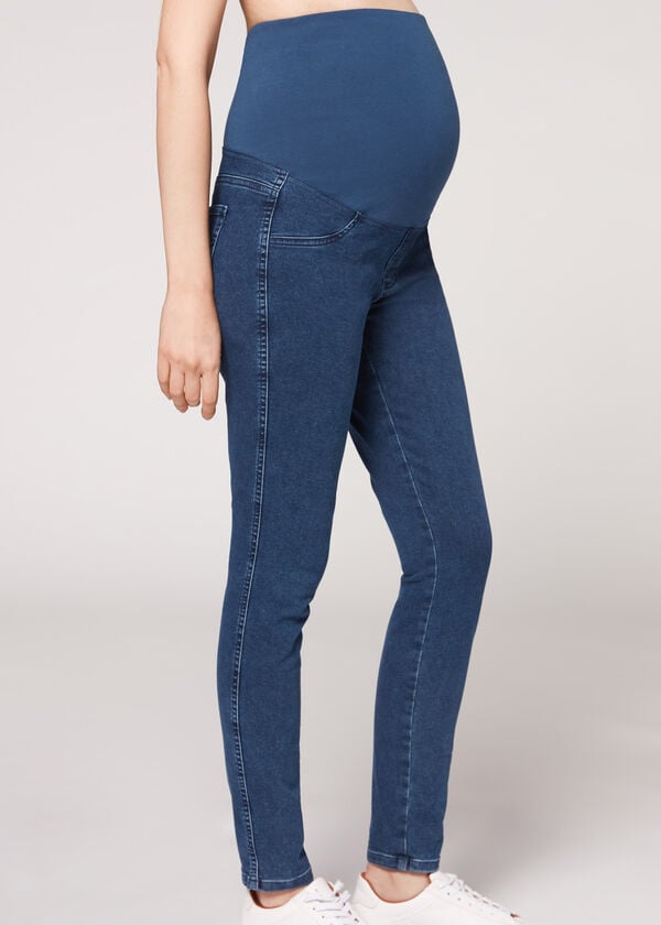 Calzedonia Maternity Jean Jeans Dames Blauw | NL1586EX