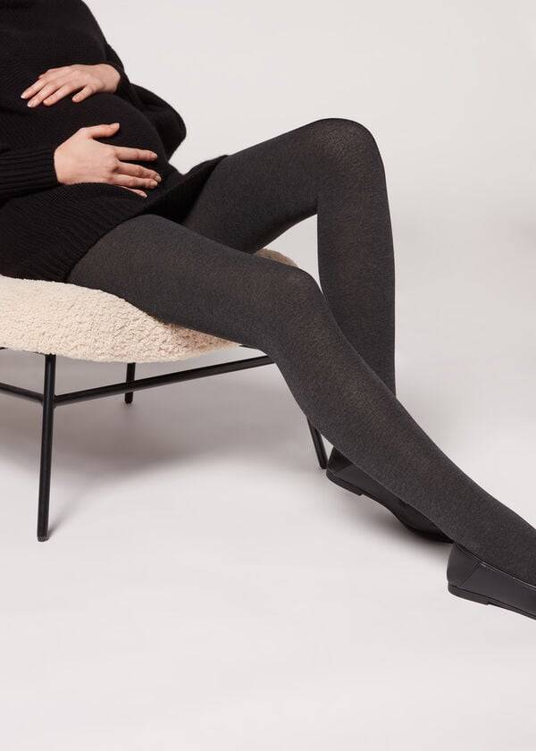 Calzedonia Maternity with Cashmere Hardloopbroek Dames Koffie | NL3183VD