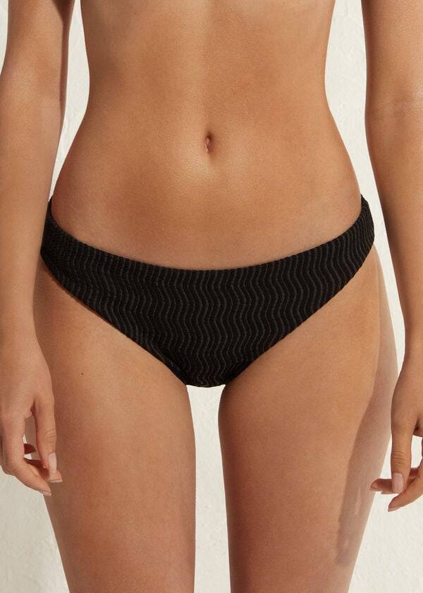 Calzedonia Mykonos Bikinibroekjes Dames Zwart | NL2685BC