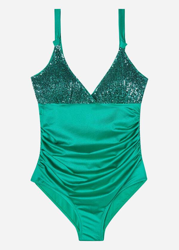 Calzedonia One Piece Cannes Badpakken Dames Groen | NL2036AP