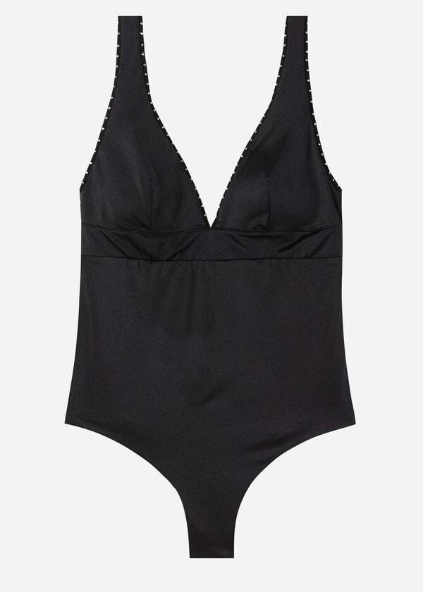 Calzedonia One Piece Ginevra Badpakken Dames Zwart | NL2032UT