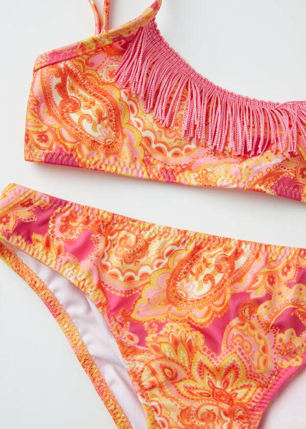 Calzedonia Paisley Two-Piece Jasmine Badpakken Kinderen Rood | NL1143WY